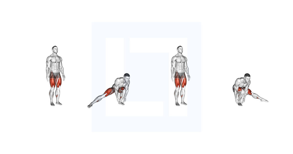 Alternate Heel Touch Side Kick Squat
