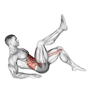 Best Bodyweight Hip Flexor Workouts Alternate Toe Tap Leg Lift