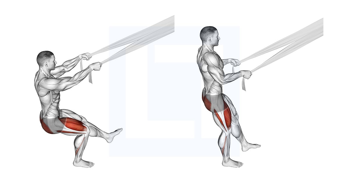 Assisted Pistol Squat With Bed Sheet