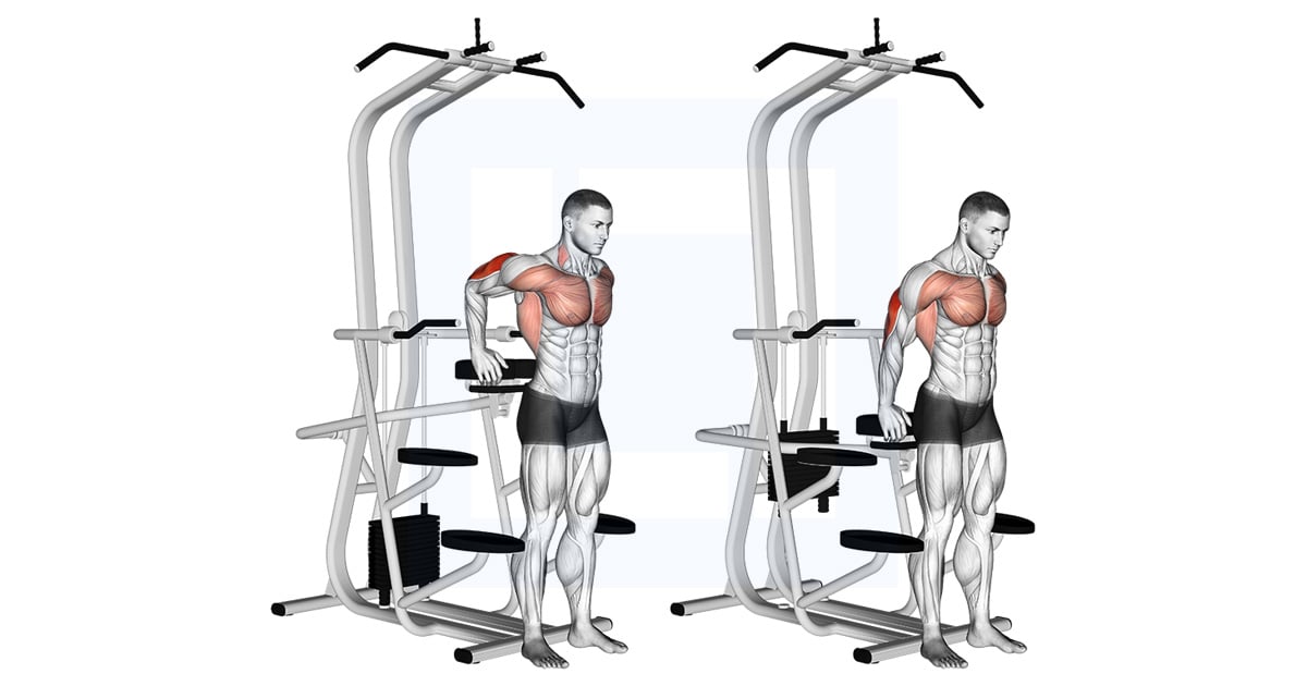 Assisted Standing Triceps Dip