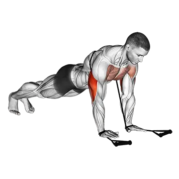 Best Resistance Band Tricep Workouts Band Close Grip PushUp
