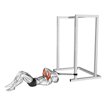 Best Resistance Band Tricep Workouts Band Lying Reverse Grip Pressdown