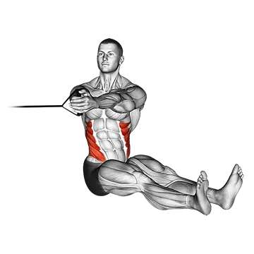 Best Resistance Band Oblique Workouts Band Seated Twist