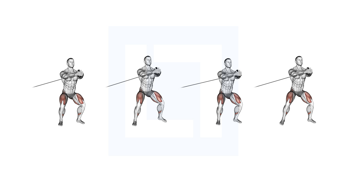 Band Side Step With Horizontal Pallof Hold