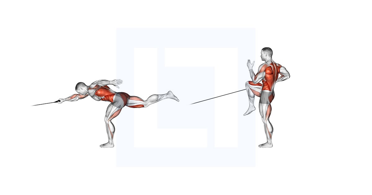 Band Single Stiff Leg Deadlift With Single Arm Row