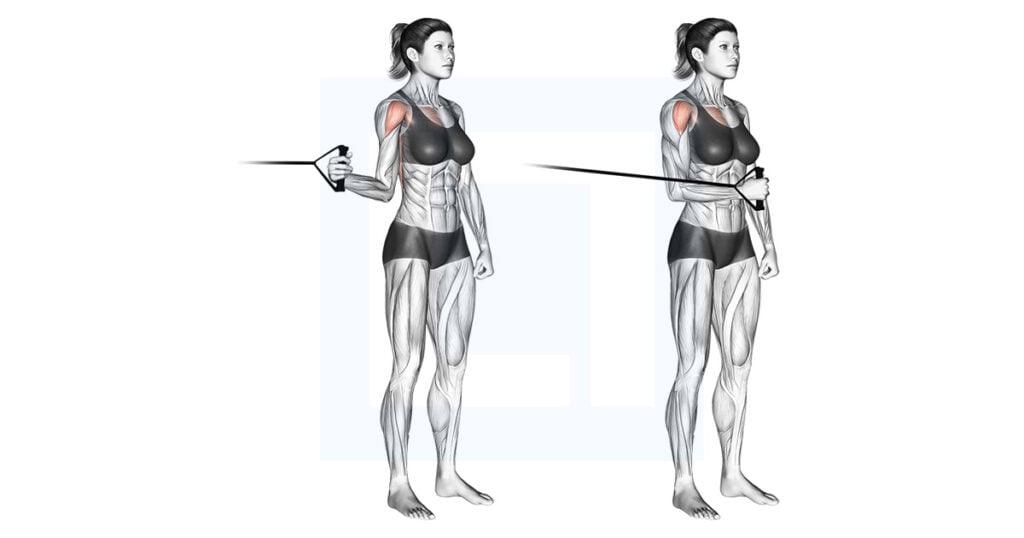Band Standing Internal Shoulder Rotation Exercise Guide