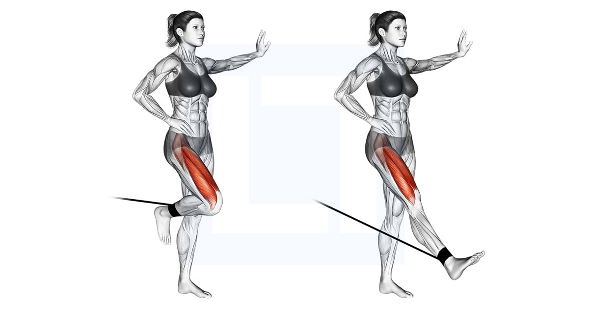 Band Standing Leg Extension
