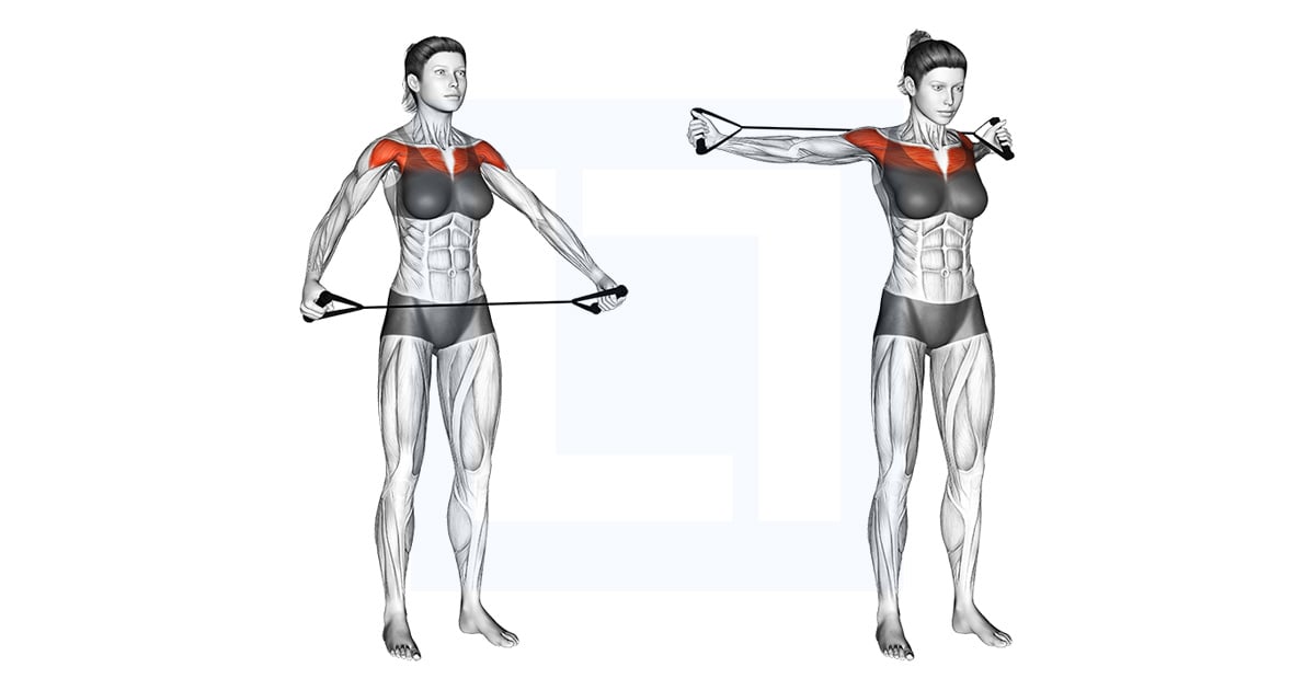 Band Warm Up Shoulder Stretch