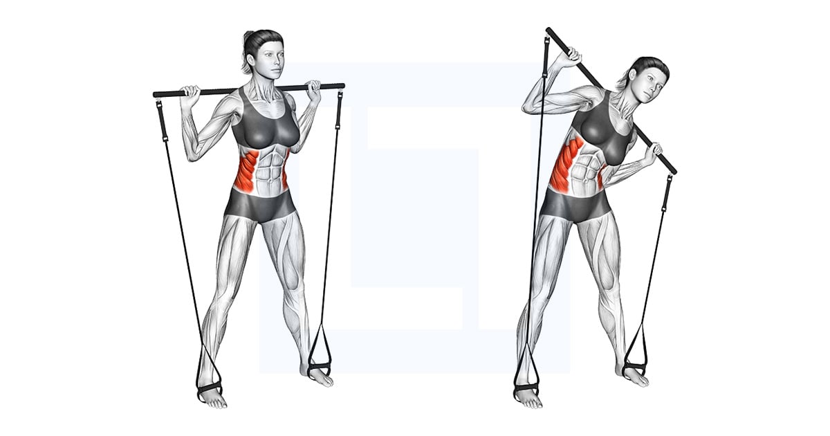 Bar Band Standing Side Bend