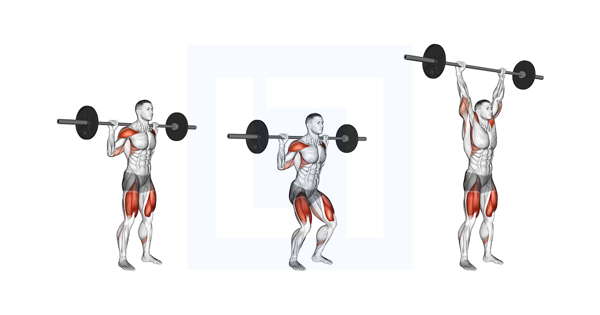 Barbell Behind the Back Push Press
