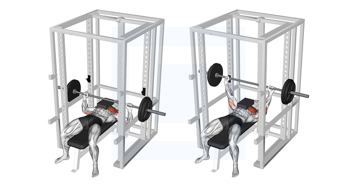 Barbell Bench Press With 2 Board