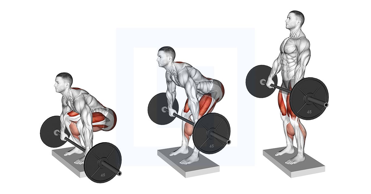 Barbell Deadlift From Deficit