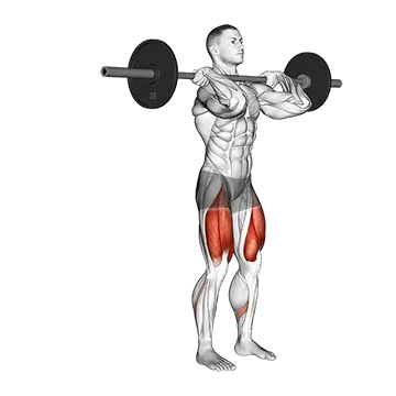 Barbell Front Rack Rear Lunge