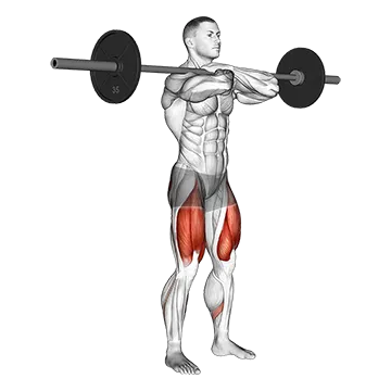 Best Quad And Glute Workouts Barbell Front Squat