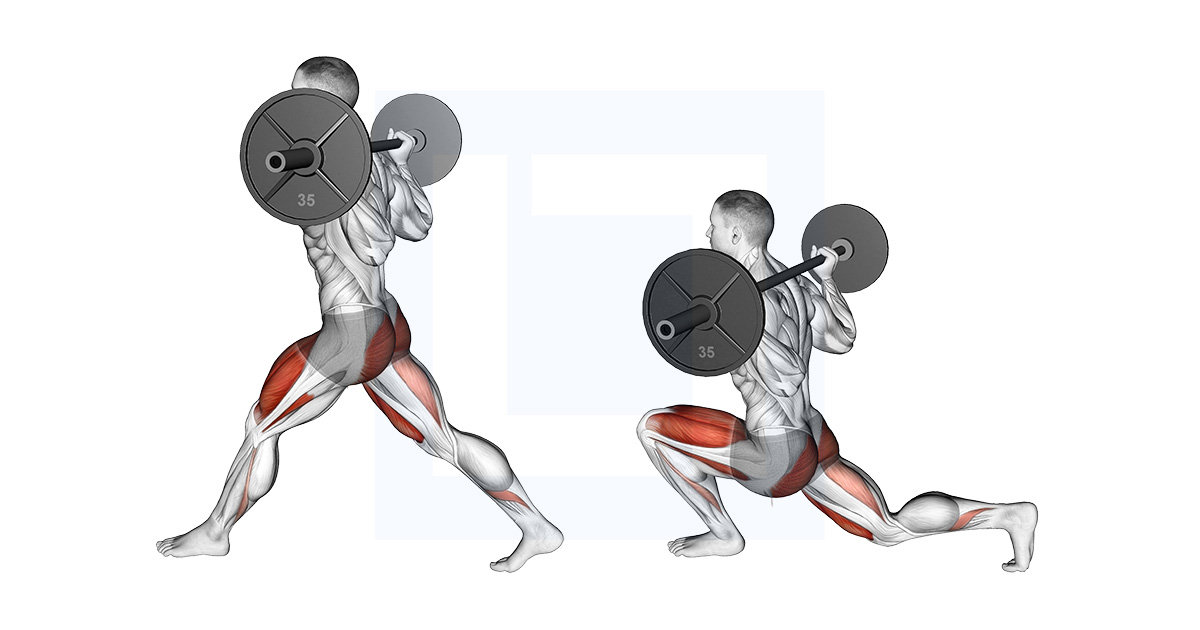 Barbell Low Split Squat