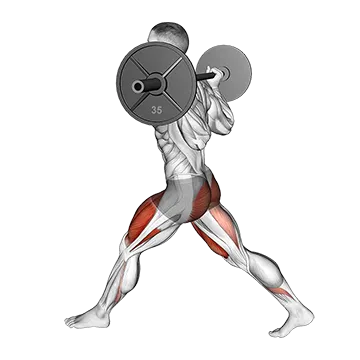 Barbell Low Split Squat