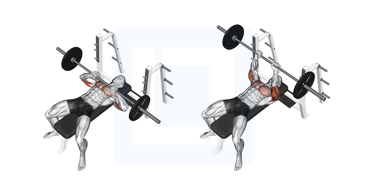 Barbell Lying Close Grip Press