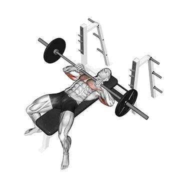 Best Barbell Chest Workouts Barbell Lying Close Grip Press