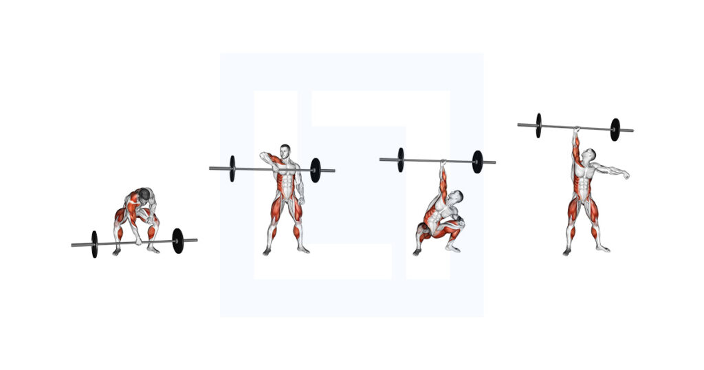 Barbell One Arm Snatch: Single Arm Olympic Lift