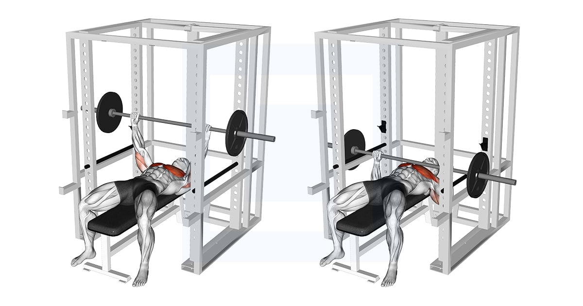 Barbell Pin Chest Press