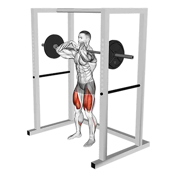 Barbell Pin Front Squat