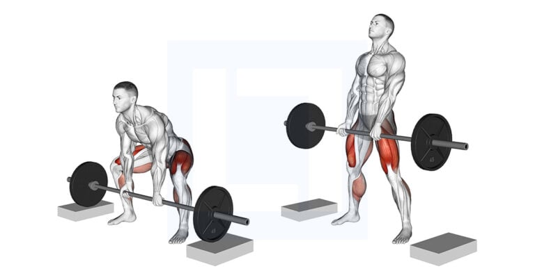 Barbell Sumo Block Pull: Partial Range Sumo