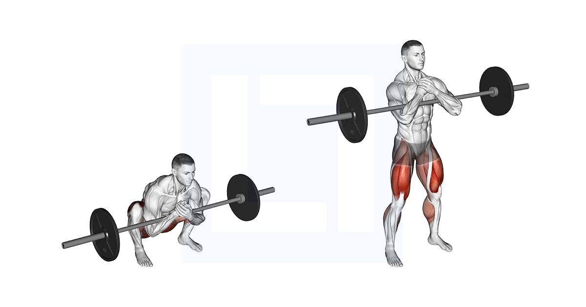 Barbell Zercher Deadlift