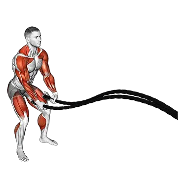 Battling Ropes Inside Circle