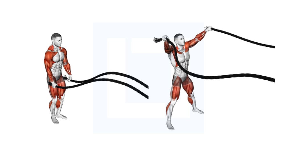 Battling Ropes Jumping Jack