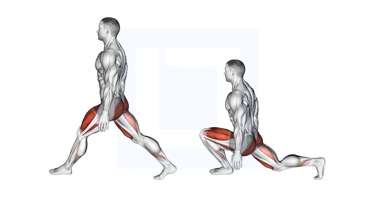 Bodyweight Low Split Squat