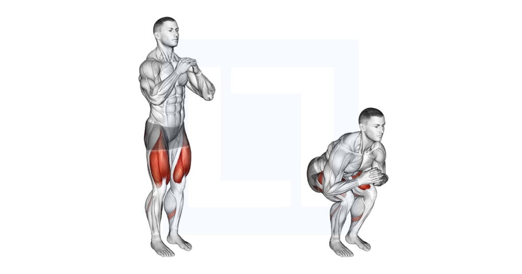 Bodyweight Narrow Stance Squat
