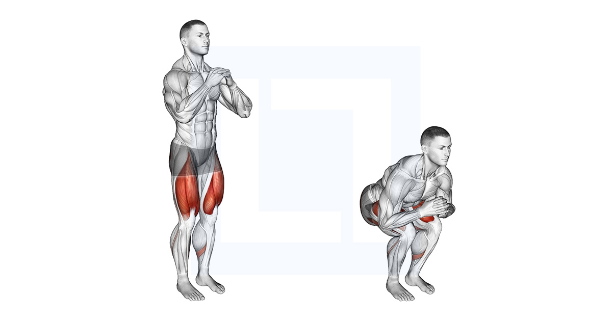 Bodyweight Narrow Stance Squat