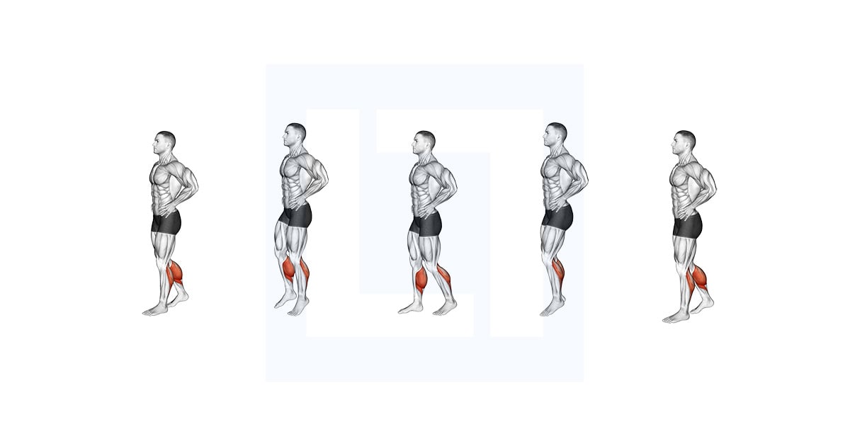 Bodyweight Walking Calf Raise