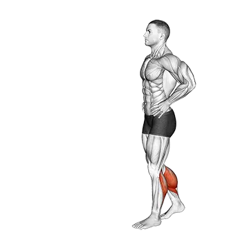 Bodyweight Walking Calf Raise