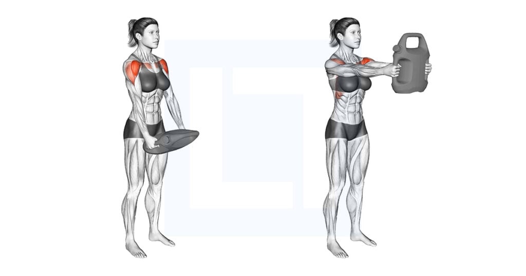 Bottle Weighted Front Raise