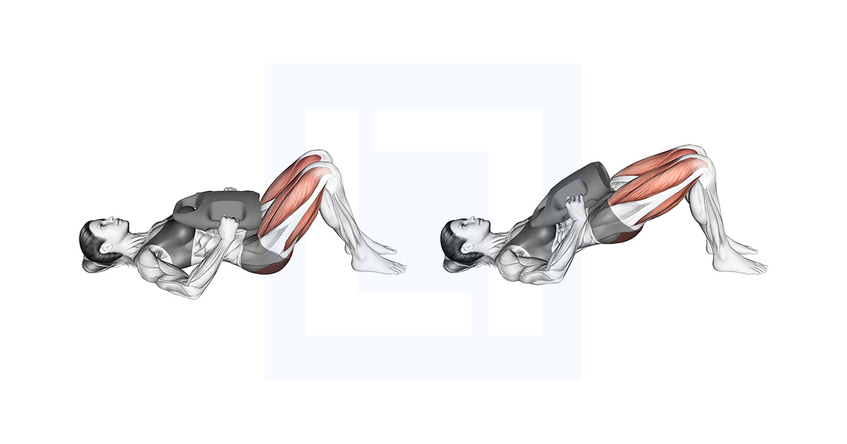 Bottle Weighted Glute Bridge