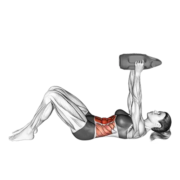 Bottle Weighted Overhead Crunch