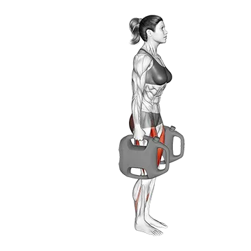 Bottle Weighted Rear Lunge