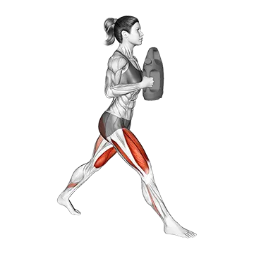 Bottle Weighted Split Squat