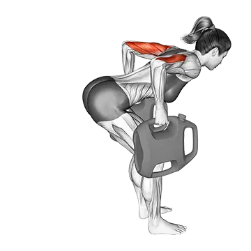 Bottle Weighted Two Arms Kickback