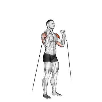 Cable Alternate Shoulder Press