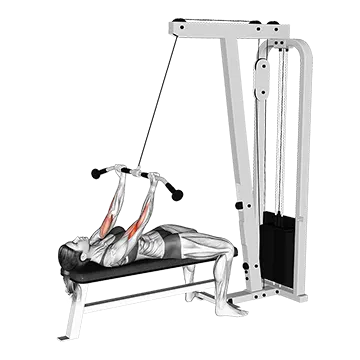 Cable Lying Regular Grip Curl