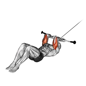 Cable Lying Triceps Extension Ii