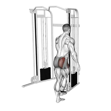 Best Cable Glute Workouts Cable Medius Kickback