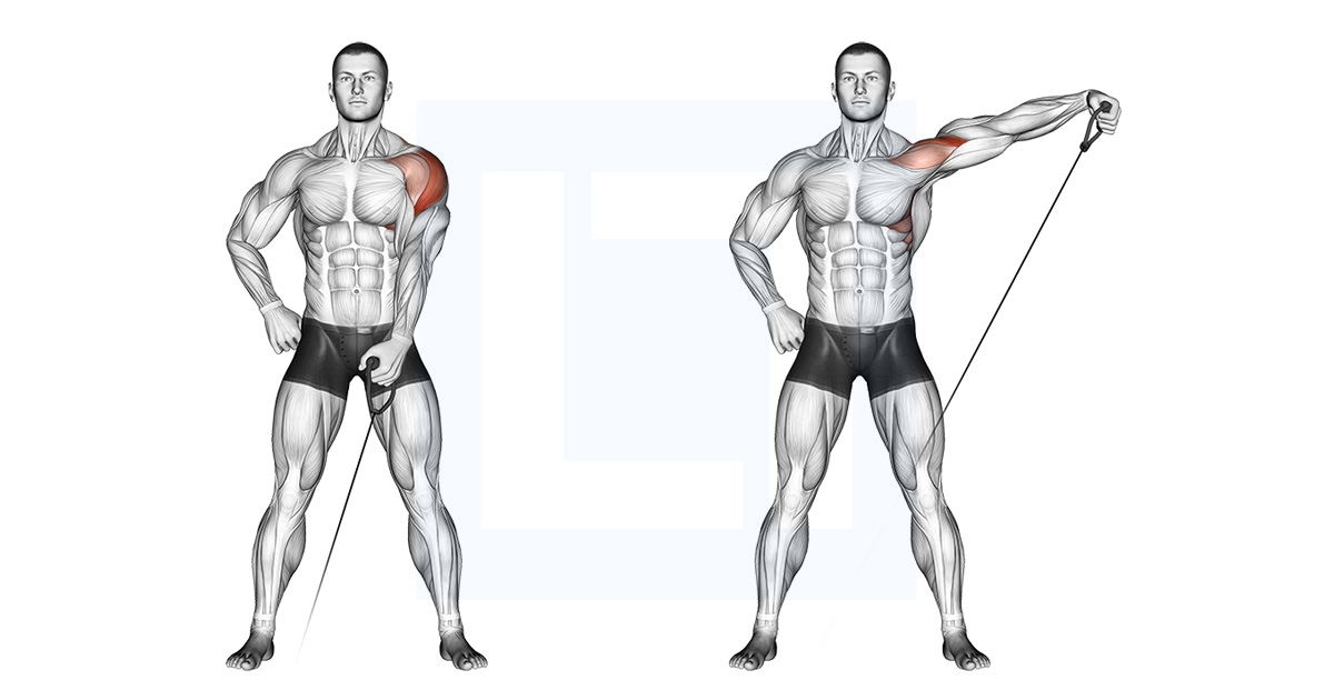 Cable Lateral Raise Video Exercise Guide ZVNBL Cable Lateral Raise Video Exercise Guide ZVNBL
