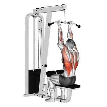 Cable Reverse Grip Straight Back Seated High Row