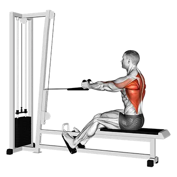 Best Cable Lat Workouts Cable Rope Seated Row