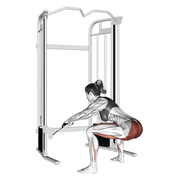 Best Cable Hamstring Workouts Cable Standing Hip Thrust