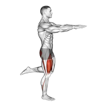 Counterbalanced Skater Squat
