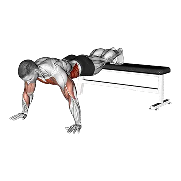Decline Shoulder Tap